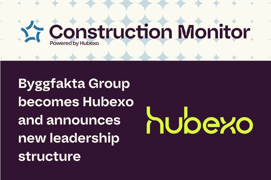 Byggfakta Group becomes Hubexo